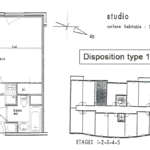 Studio étudiant type 1 - Résidence Facotel