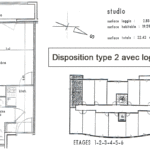 Studio étudiant type 2 avec balcon - Résidence Facotel