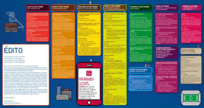 Programme de "Sainté accueille ses étudiants"